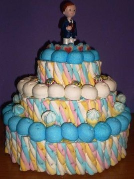 Tarta comunión chico